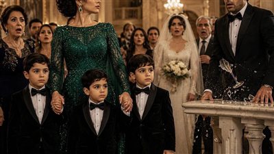 جابت أولاده التوأم على عرسه قدام النخبة ببغداد… ولما شافتهم أمه وقعت الكاسة من إيدها!